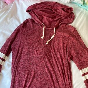 So Cozy Hoodie, Size Small, Reddish Color, light material, perfect for spring!